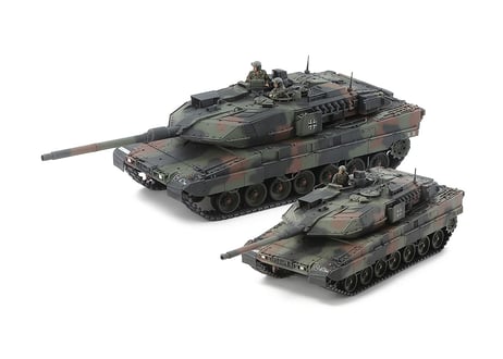 タミヤ 1/48 MM No.107 ドイツ連邦軍主力戦車 レオパルト2 A7V