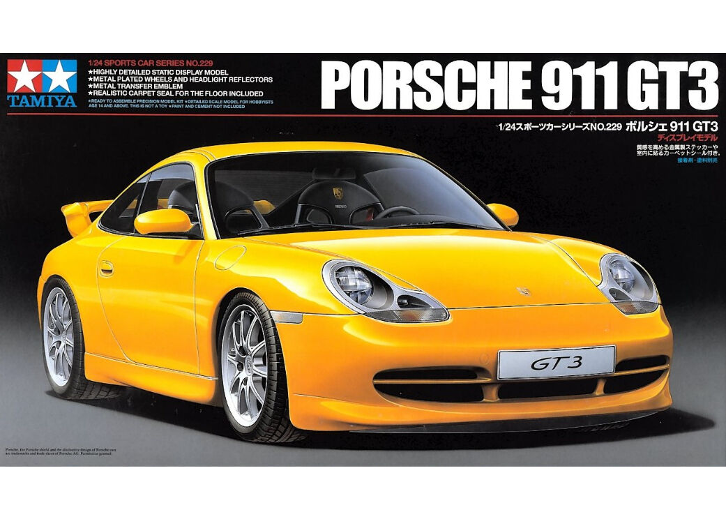 タミヤ 1/24 スポーツカー No.229 ポルシェ 911 GT3 | ウエサカ タミヤ 1/24 スポーツカー No.229 ポルシェ 911 GT3 | ウエサカ