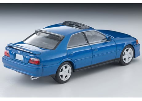 トミーテック 1/64 TLV-N224e トヨタ チェイサー 2.5ツアラーV（青）98年式
