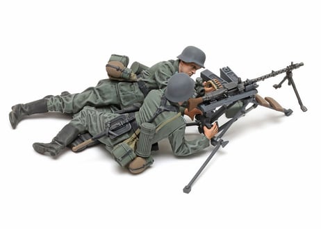 タミヤ 1/35 MM No.386 ドイツ機関銃チーム (大戦中期)