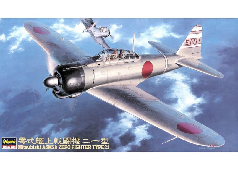 ハセガワ 1/48 航空機 JT43 三菱 A6M2b 零式艦上戦闘機 21型 日本海軍