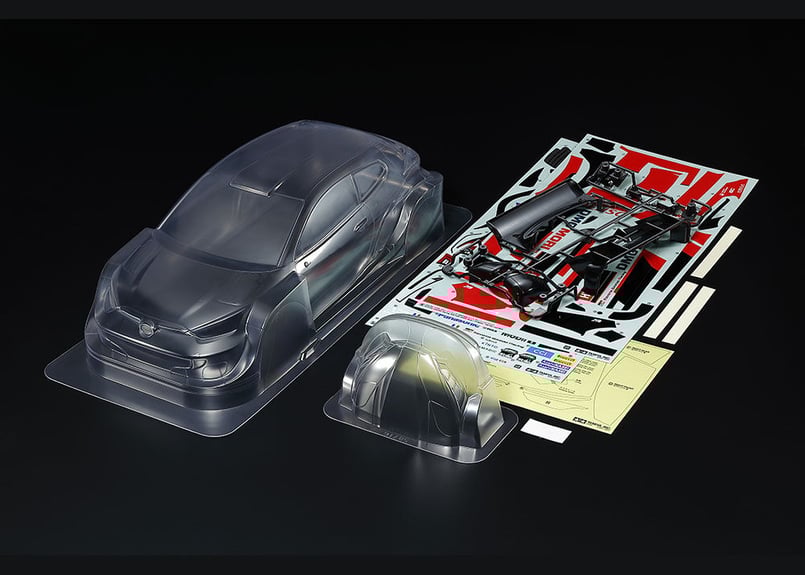 t*u様 タミヤ 1/10 WRT/GRヤリス ラリー1 塗装済みボディ 1/10 電動RC組立キット トヨタ ガズー レーシング WRT/GR ヤリス