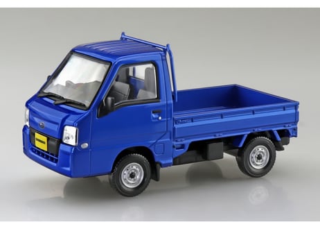 アオシマ 1/32 楽プラ スナップキット No.05-WB スバル サンバー トラック(WRブルーリミテッド)