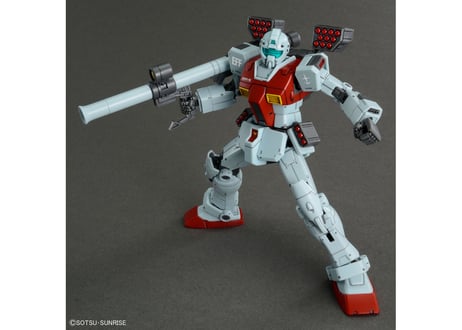 バンダイ HG 1/144 ジム (ショルダー・キャノン装備/ミサイルポッド装備)