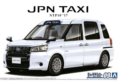 アオシマ 1/24 ザ･モデルカー No.09 トヨタ NTP10 JPNタクシー '17 スーパーホワイトⅡ