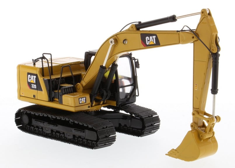 プラッツ ダイキャストマスター 1/50 CAT 320 油圧ショベル（Next