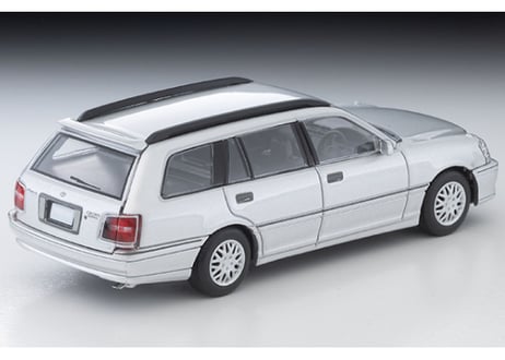トミーテック 1/64 TLV-N355a トヨタ クラウンエステート アスリートV（銀）2001年式