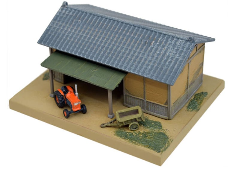 トミーテック 情景小物070-2 農機小屋と農機A2 | ウエサカ模型店