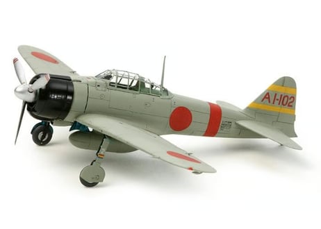 タミヤ 1/72 ウォーバードコレクション No.80 三菱 零式艦上戦闘機二一型