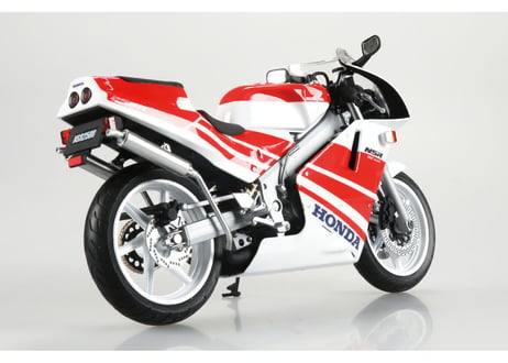 アオシマ 1/12 完成品バイク Honda NSR250R '89 ロスホワイト×ファイティングレッド