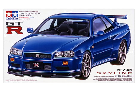 タミヤ 1/24 スポーツカー No.210 ニッサン スカイラインGT-R Vスペック（R34）