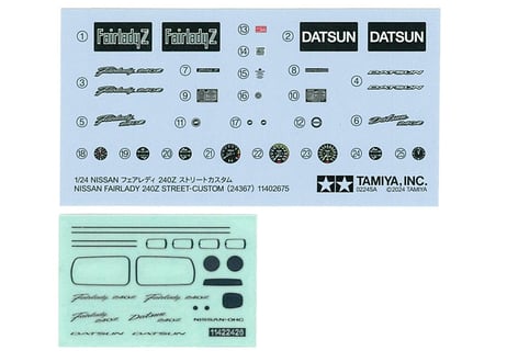 タミヤ 1/24 スポーツカー No.367 NISSAN フェアレディ 240Z ストリートカスタム
