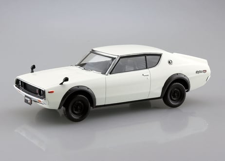 アオシマ 1/32 ザ・スナップキット No.18-B ニッサン C110スカイラインGT-R(ホワイト)