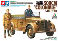 タミヤ イタレリ No.14 1/35 ドイツ・イタリア軍スタッフカー 508CM コロニアーレ（スケール特別販売商品）