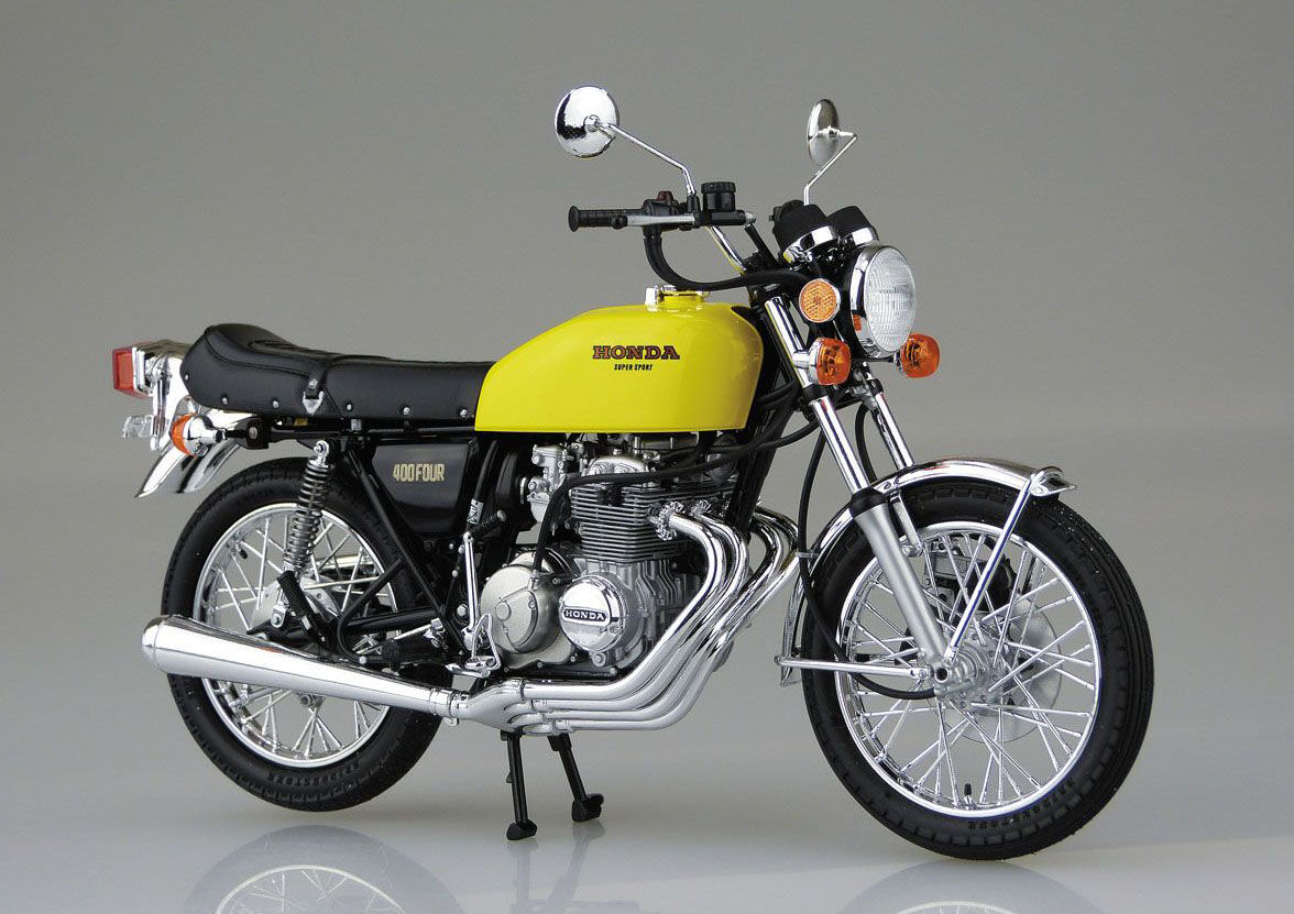 アオシマ 1/12 バイク No.30 ホンダ CB400FOUR-Ⅰ・Ⅱ(398cc) 【絶