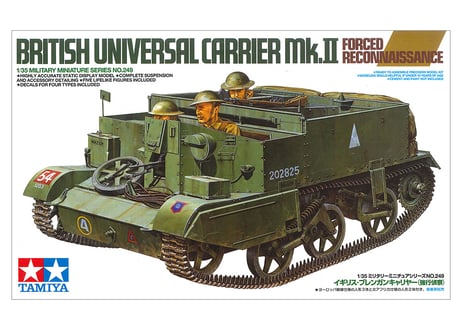 タミヤ 1/35 MM No.249 イギリス･ブレンガンキャリヤー（強行偵察）