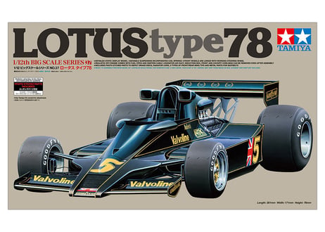 タミヤ 1/12 ビッグスケール No.37 ロータス タイプ78 (エッチングパーツ付き)
