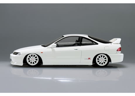 アオシマ 1/32 楽プラ スナップキット No.22-CW ホンダ DC2インテグラ タイプR(チャンピオンシップホワイト)
