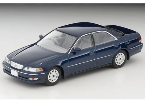 トミーテック 1/64 TLV-N311d トヨタ マークII 2.5 グランデ 98年式（紺）