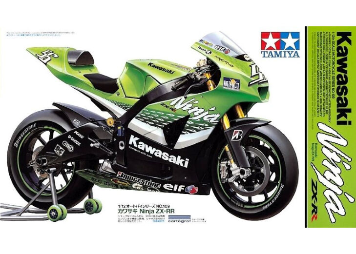 TAMIYA Hasegawa 1/12 1/24 バイク プラモデル 4点 タミヤ 1/12 オートバイ No.109 カワサキ Ninja ZX-RR | ウエサカ模型店