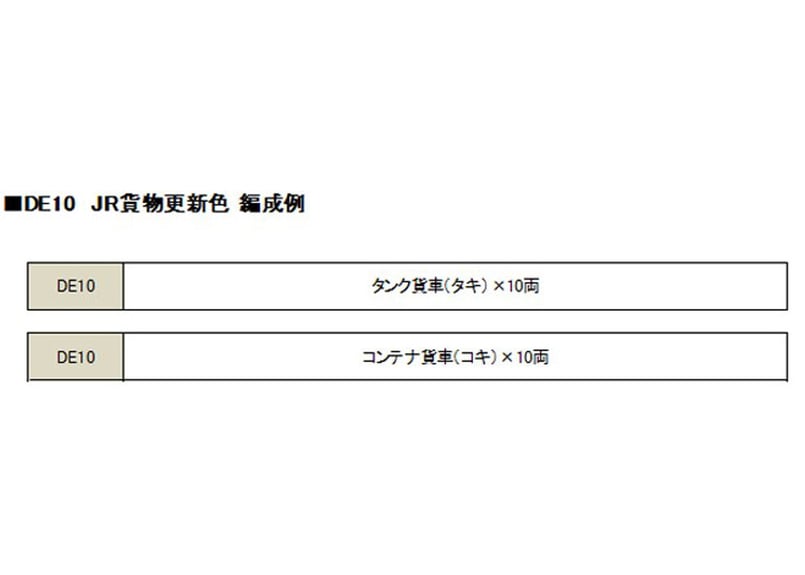 KATO 7011-3 DE10 JR貨物更新色 | ウエサカ模型店