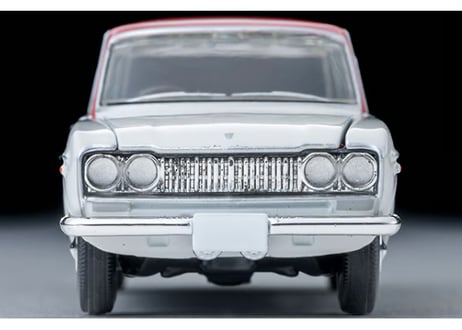 トミーテック 1/64 TLV-217a プリンス スカイライン 2000GT（白／赤）65年式
