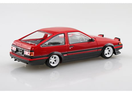 アオシマ 1/32 楽プラ スナップキット No.11CU-RB トヨタ スプリンタートレノ カスタム(ハイフラッシュツートン)