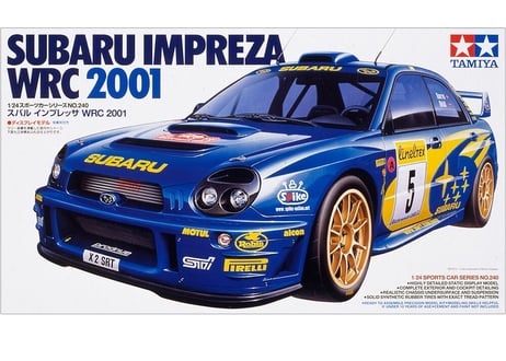 タミヤ 1/24 スポーツカー No.240 スバル インプレッサ WRC 2001