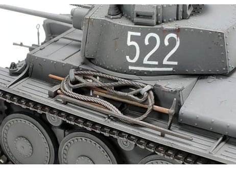 タミヤ 1/48 MM No.83 ドイツ軽戦車 38（t）E/F型