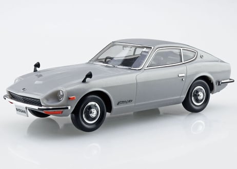 アオシマ 1/32 ザ･スナップキット No.13-D ニッサン S30フェアレディZ(シルバー) 【絶版】