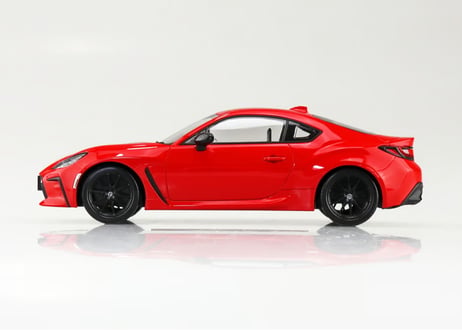 アオシマ 1/32 楽プラ スナップキット No.10-SR トヨタ GR86 2021(スパークレッド)