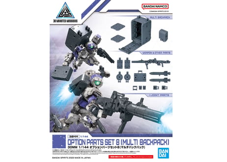 バンダイ 30MM 1/144 オプションパーツセット8(マルチバックパック)(W-17)