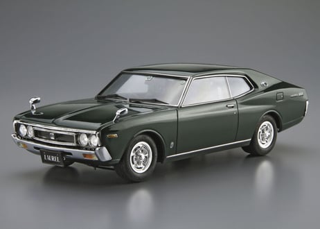 アオシマ 1/24 ザ･モデルカー No.14 ニッサン KHC130 ローレルHT2000SGX '72 【絶版】
