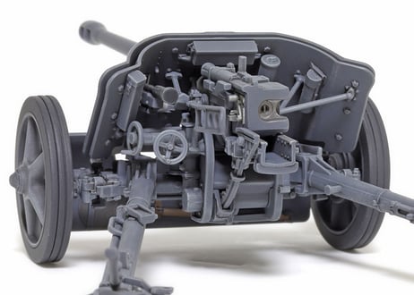 タミヤ 1/35 MM No.392 ドイツ 5cm対戦車砲 Pak38