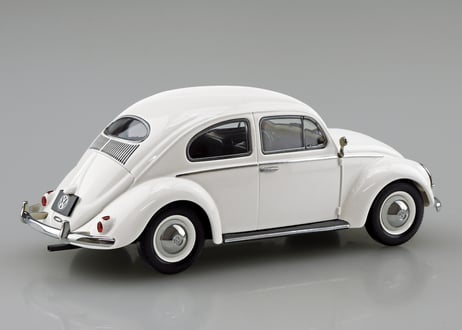 アオシマ 1/32 楽プラ スナップキット No.20-PW フォルクスワーゲン ビートル(パールホワイト)