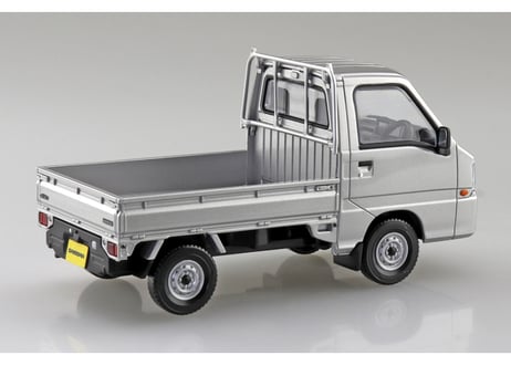 アオシマ 1/32 楽プラ スナップキット No.05-SS スバル サンバー トラック(スターリングシルバーメタリック)