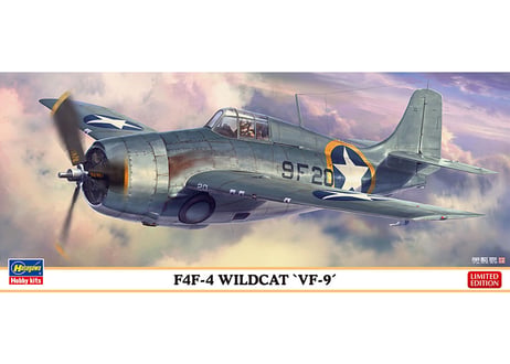 ハセガワ 1/72 航空機 02536 F4F-4 ワイルドキャット “第9戦闘飛行隊”
