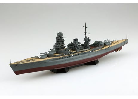 アオシマ 1/700 艦船フルハルモデル 日本海軍 戦艦 陸奥 1942(金属砲身付き)