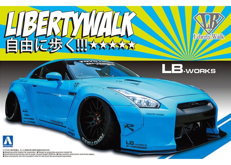 アオシマ　リバティーウォーク　完成品　1/24 アオシマ 1/24 リバティーウォーク No.21 LBワークス