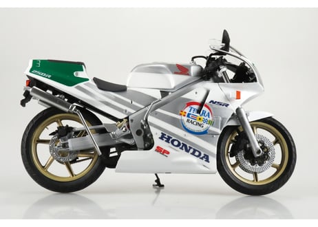 アオシマ 1/12 完成品バイク Honda NSR250R SP '89 ロスホワイト×テラシルバー×ノーベンバーシルバー