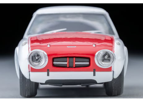 トミーテック 1/64 TLV-215a トヨタ スポーツ800 カスタムカラー仕様（白／赤）65年式