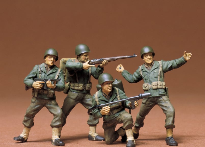 WW1 WW2 米軍装備セット　ジャンク　おまけ付き タミヤ 1/35 MM No.13 アメリカ歩兵セット | ウエサカ模型店