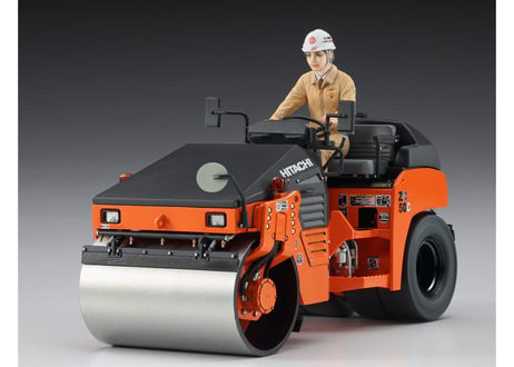 ハセガワ 建機シリーズ WM02 1/35 日立建機 コンバインド振動ローラ ZC50C-5
