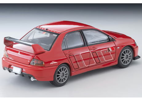 トミーテック 1/64 TLV-N349c 三菱 ランサー GSRエボリューション IX MR ラリーアート仕様（赤）2006年式