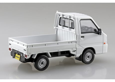 アオシマ 1/32 楽プラ スナップキット No.05-FW スバル サンバー トラック(フロストホワイト)