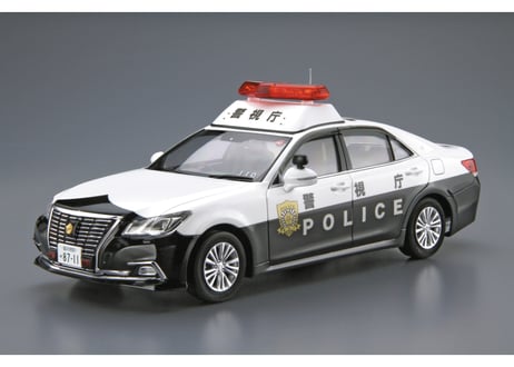 アオシマ 1/24 ザ･モデルカー No.129 トヨタ GRS210 クラウンパトロールカー 警ら用 '16