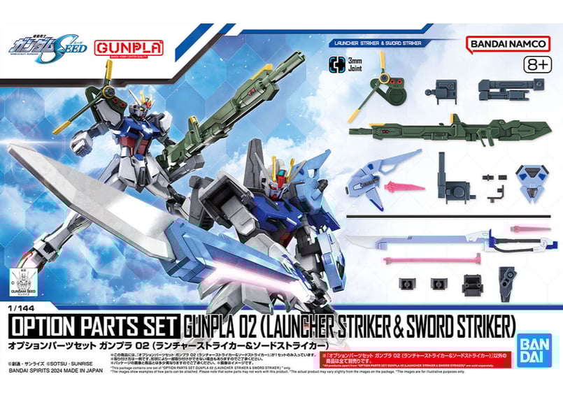 バンダイ オプションパーツセット ガンプラ 02 (ランチャー
