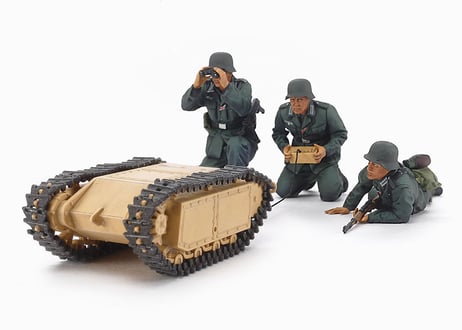 タミヤ 1/35 MM No.357 ドイツ突撃工兵チーム ゴリアテセット