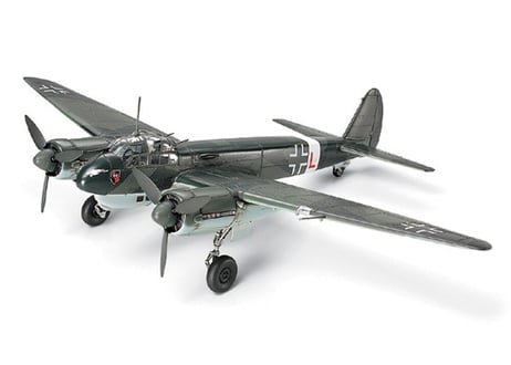 タミヤ 1/72 ウォーバードコレクション No.77 ユンカース Ju88 C-6 駆逐戦闘機