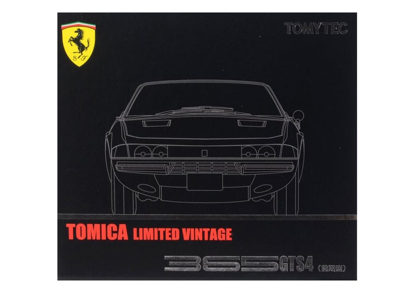 トミカリミテッドヴィンテージ TLV フェラーリ365 GTS4 前期型 黒